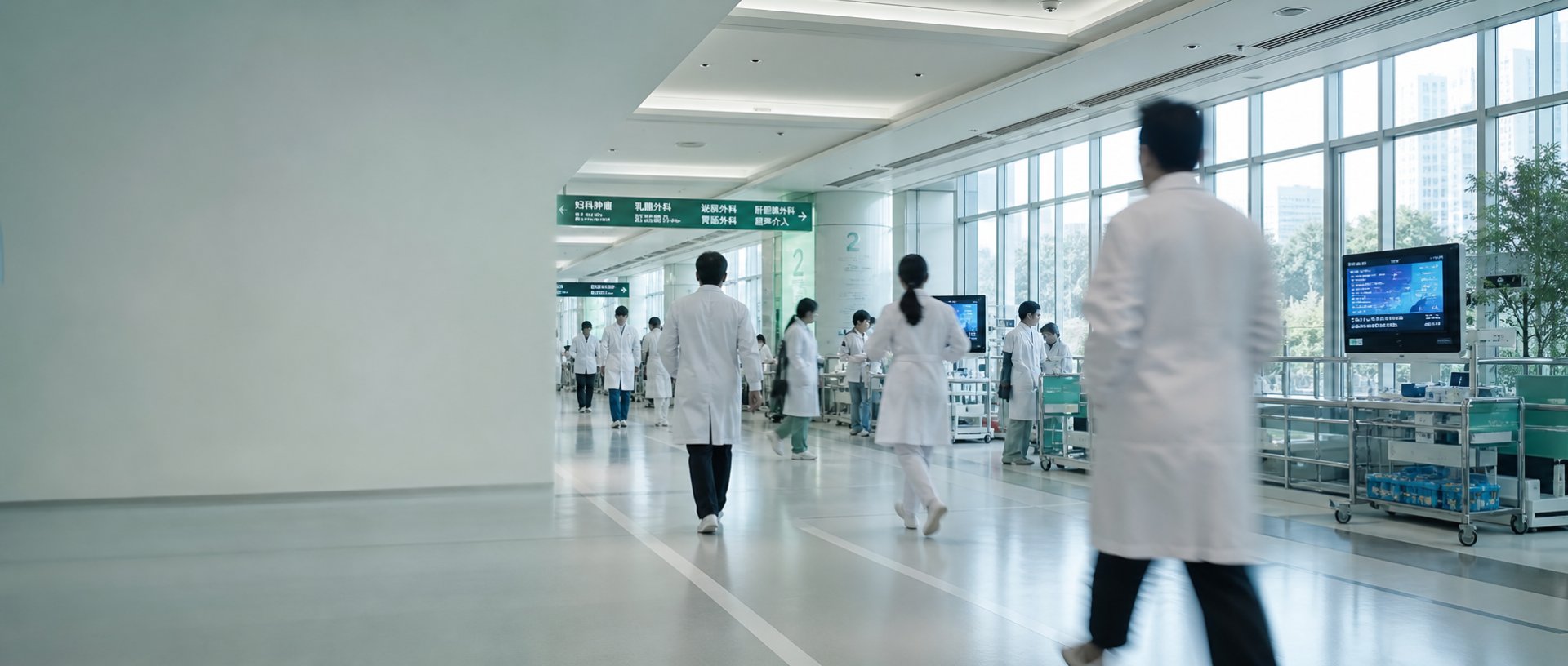 Clinical team in hospital setting